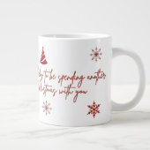 Cute Gnome Merry Christmas Coffee Mug Grote Koffiekop (Rechts)