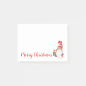 Cute Gnome Merry Kerstmis Post-it® Notes (Voorkant)