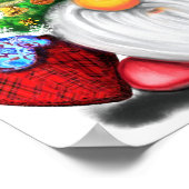 Cute Gnome met Pet met kerstbomen en Poster met ca (Hoek)