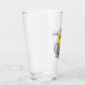 Cute Gnome met zonnebloemen Glass Glas (Rechts)