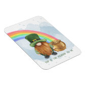 Cute Gnome Pot of Gold Custom St Patrick's Day Magneet (Rechterzijde)