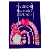Cute Gnome Rainbow Valentijn Medium Cadeauzakje (Achterkant)