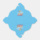 Cute Gnome, Snowman Celebring Kerstfeestdag Bedankdoosjes (Uitgevouwen)