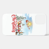 Cute Gnome, Snowman Celebring Kerstfeestdag Case-Mate iPhone Case (Achterkant (horizontaal))