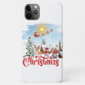 Cute Gnome, Snowman Celebring Kerstfeestdag Case-Mate iPhone Case (Achterkant)