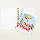 Cute Gnome, Snowman Celebring Kerstfeestdag Planner (Display)