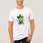 Cute Gnome St. Patrick's Day Tri-Blend Shirt (Voorkant)