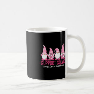 Cute Gnome Support Squad Breast Cancer Bewustheid Koffiemok