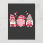Cute Gnome Valentijnsdag Heart Briefkaart (Voorkant)