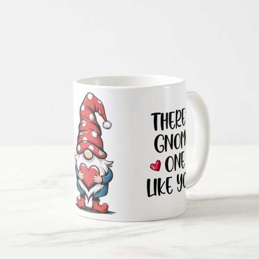 Cute Gnome Valentine Mug Koffiemok (Voorkant rechts)