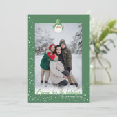 Cute Gnome voor de Feestdagen Feestdagenkaart (Staand voorkant)