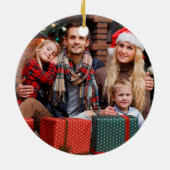 Cute Gnome voor de Feestdagen Keramisch Ornament (Achterkant)