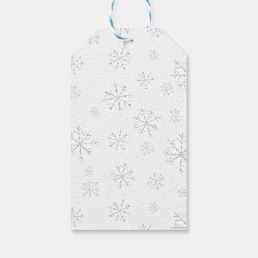 Cute GNOME-Waterverf voor kerstmis van Cadeaulabel (Achterkant)