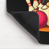 Cute Gnome With Sungles Gnome Playing Bowling Men Muismat (Hoek)