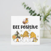 Cute Gnomen en Bee Kaart (Staand voorkant)