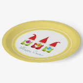 Cute Gnomen & Multicolored Easter Eggs Paper Bord (Gekanteld)