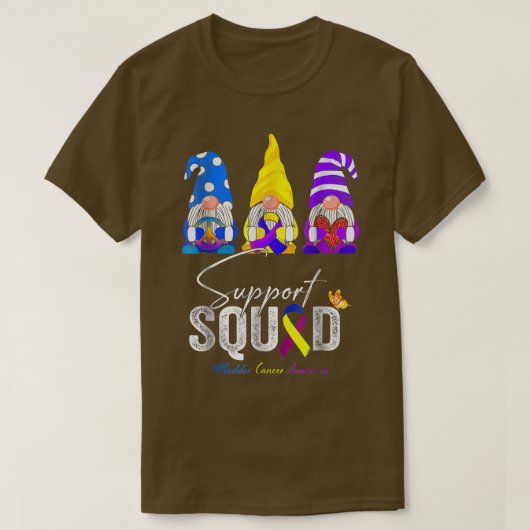 Cute Gnomen Support Squad Blader Cancer Awareness T-shirt (Design voorkant)