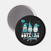 Cute Gnomen Support Squad Survivor Cervical Magneet (Voorkant / Achterkant)