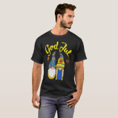 Cute Gnomes God Jul Swedish Norwegian Christmas T-shirt (Voorkant volledig)
