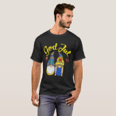 Cute Gnomes God jul Zweedse Kerstmis T-shirt (Voorkant volledig)
