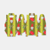 Cute Gnomes Green Kerstmis Bedankdoosjes (Uitgevouwen)