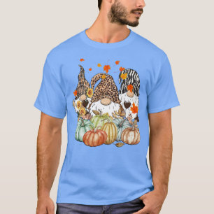 Cute Gnomes Herfst Vibes Hallo Autumn Herfst Lover T-shirt