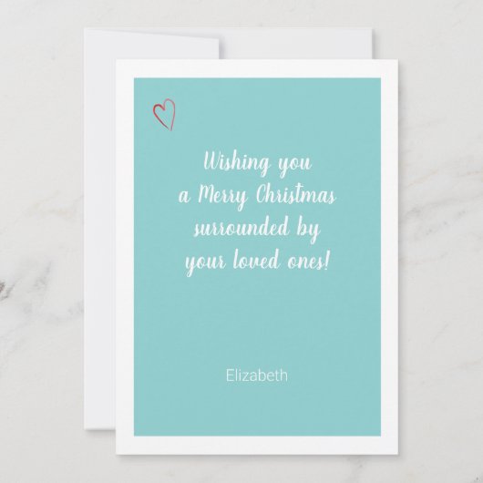 Cute Gnomes in Love Merry Kerstmis (Achterkant)