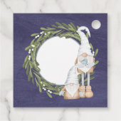 Cute Gnomes Joy kerstcadeaus voor feestjes Bedankjes Labels (Achterkant)