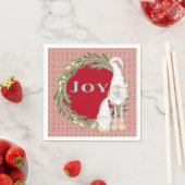 Cute Gnomes Joy Kerstparty Servet (Insitu)