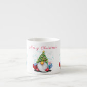 Cute Gnomes Kerst Espressiekop Espresso Kop (Voorkant)