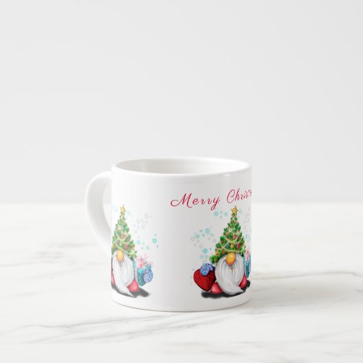 Cute Gnomes Kerst Espressiekop Espresso Kop (Links)