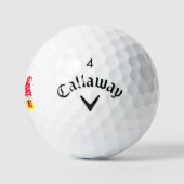 Cute Gnomes Love Golfballen (Logo)