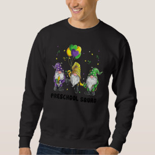 Cute Gnomes Mardi Gras Preschool Squad Mardi Gras Trui