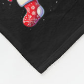 Cute Gnomes Merry-kerstverlichting koom Xma Fleece Deken (Hoek)