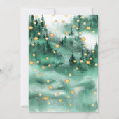 Cute Gnomes Merry Little Kerstparty Kaart (Achterkant)