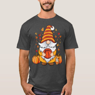 Cute Gnomes met herfst-aut van honkbalpompoenen T-shirt