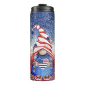 Cute Gnomes Patriotic Thermosbeker (Voorkant)