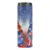 Cute Gnomes Patriotic Thermosbeker (Achterkant)
