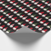 Cute Gnomes Pattern kerstavond Cadeaupapier (Hoek)