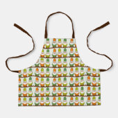 Cute Gnomes Pattern Schort (Voorkant)