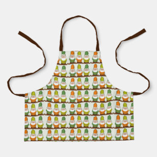 Cute Gnomes Pattern Schort