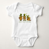 Cute Gnomes Tallest Leprechaun St Patrick's Day Romper (Voorkant)