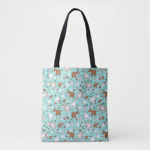 Cute Goat Canvas tas