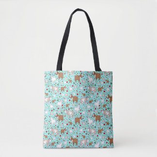 Cute Goat Canvas tas