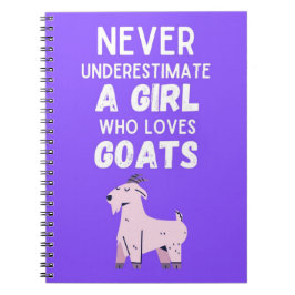 Cute Goat Gifts For Girls For Kids Children Lover Notitieboek