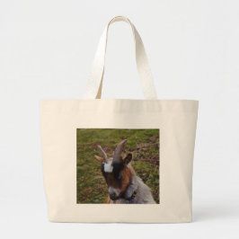 Cute Goat. Grote Tote Bag
