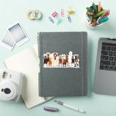 cute goat group sticker (iPad Cover)