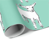 Cute Goat Kind Gift Wrapping Paper Cadeaupapier (Rol Hoek)