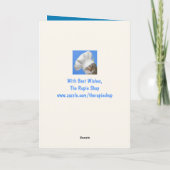 Cute Goat "Miss You!" Kaart (Achterkant)