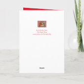 Cute Goat Moederdag Holiday Kaart (Achterkant)